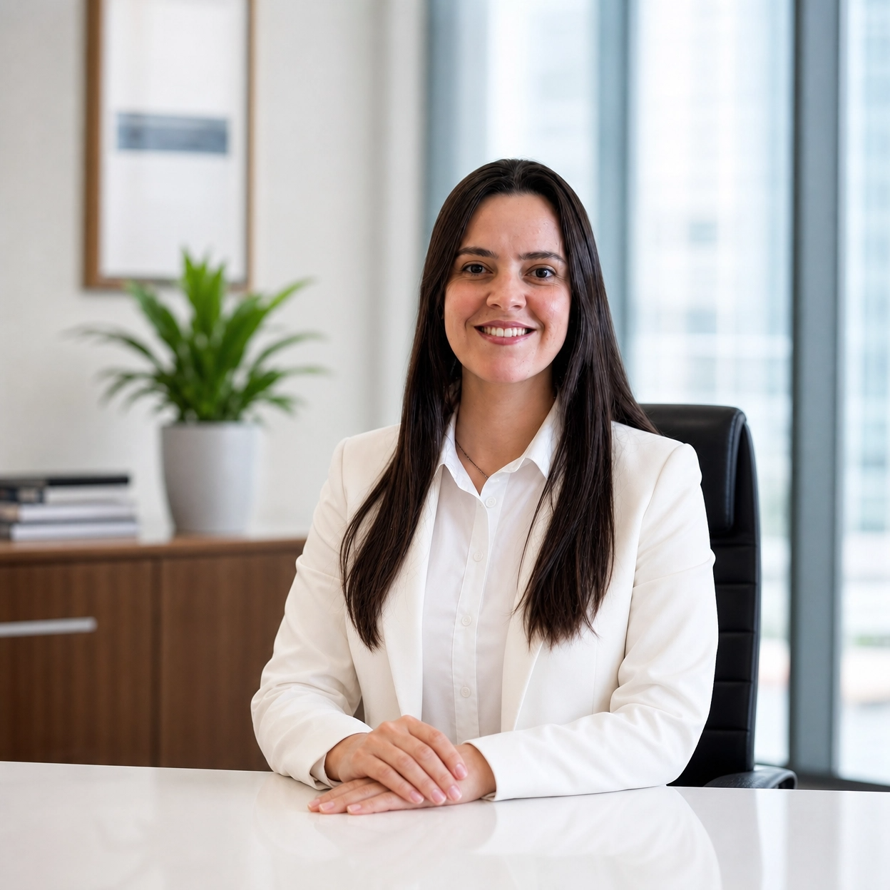 Danielle, consultora imobiliária da DS Consultoria Imobiliária